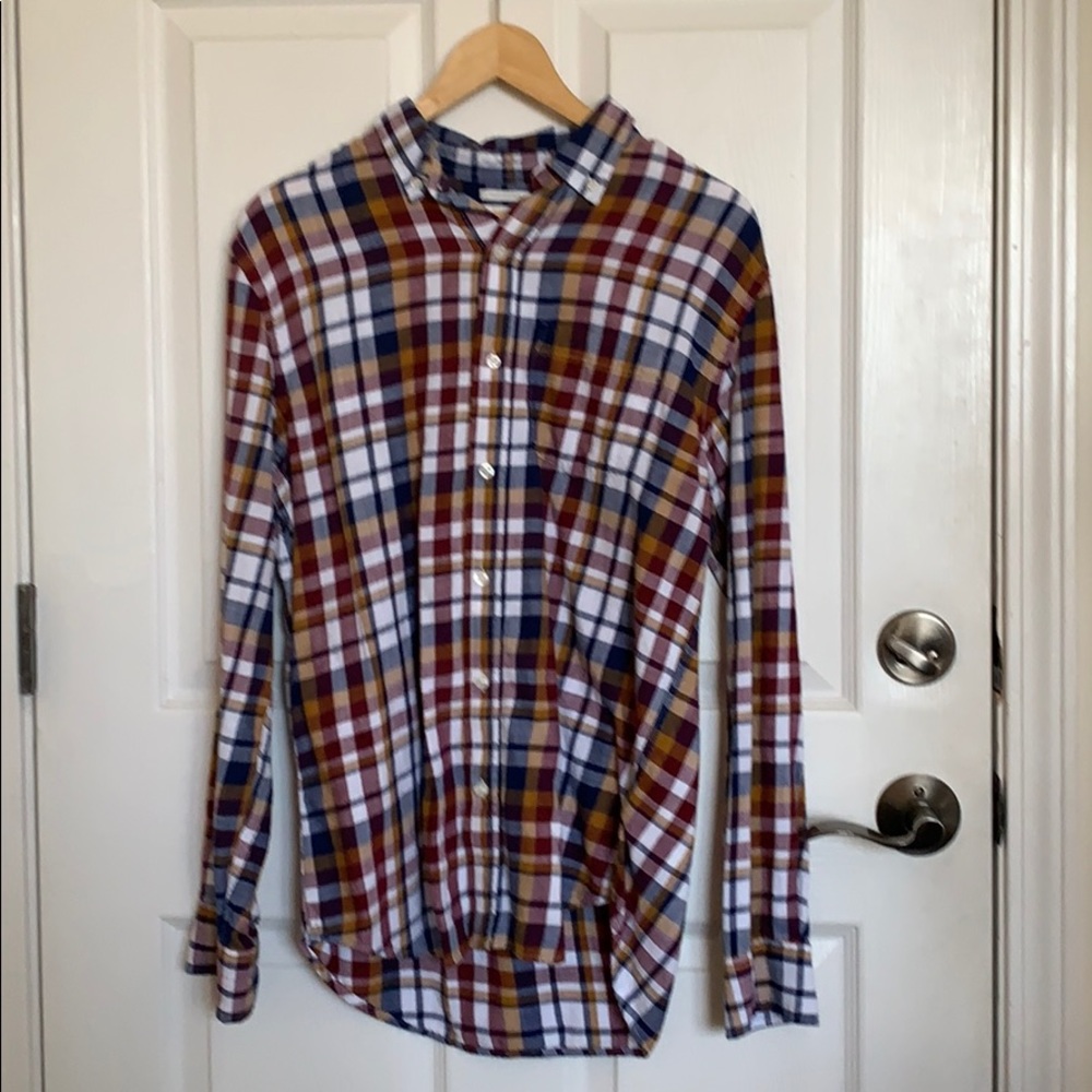 Slim fit flannel shirt!